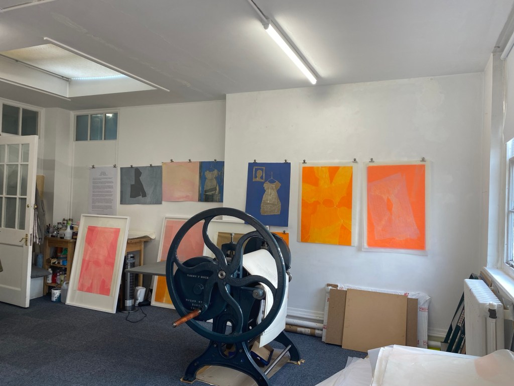 images of Pauline Scott-Garrett's studio 